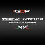 MM3 Touch Display And MM3 Controller w/ GDP Support Pack (2007.5-2021 6.7L Cummins)