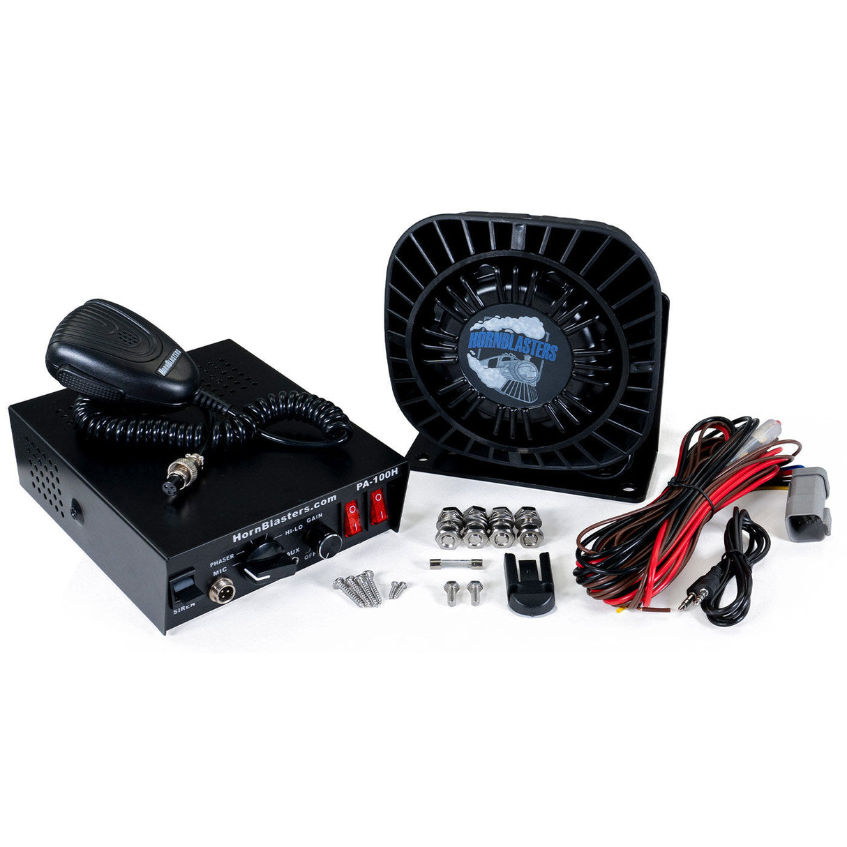 100 Watt Public Address with Sirens (Gen 3) HornBlasters
