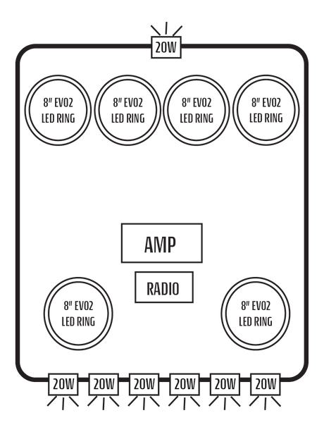 2016+ Polaris General 1000 Stereo Tops (2-Seat)