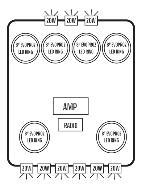 2016+ Polaris General 1000 Stereo Tops (2-Seat)