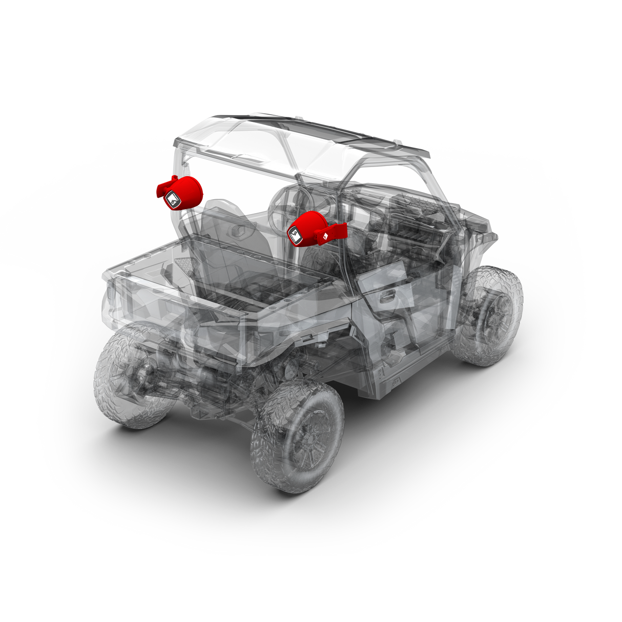 Rockford Fosgate Rear Speaker Add-on for Polaris General (Stages 2/3)