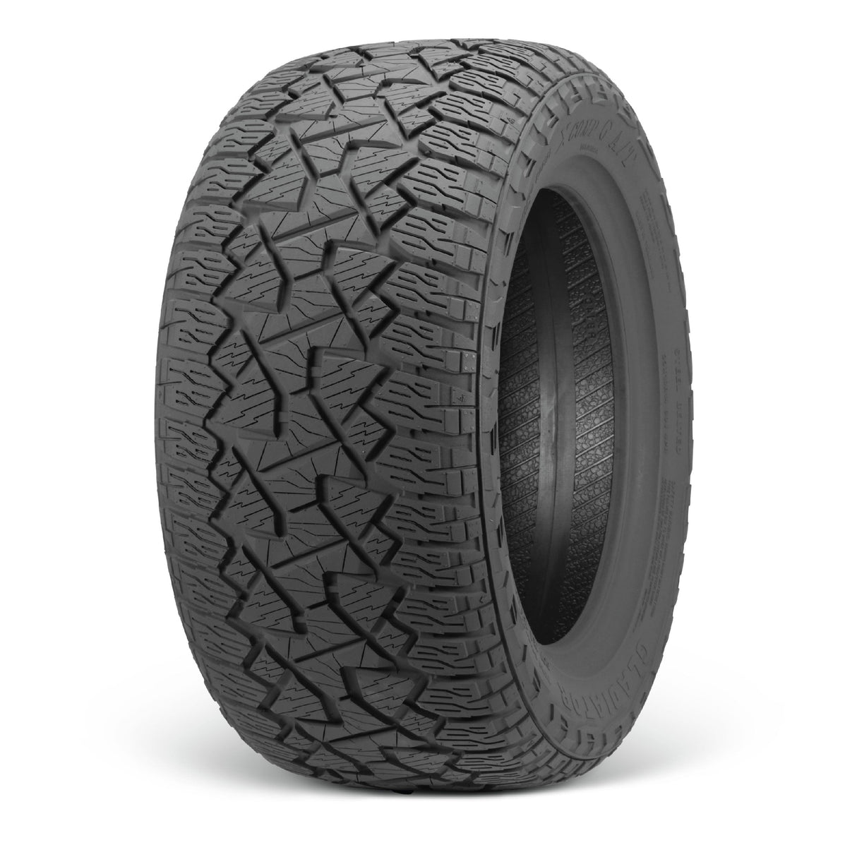 Empire 14" Savage SV5 Black Chrome & X Comp Golf A/T Tire Package