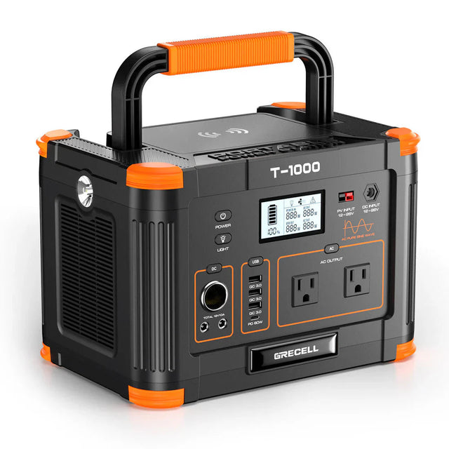 GRECELL Portable Power Station 1000W T-1000 Grecell