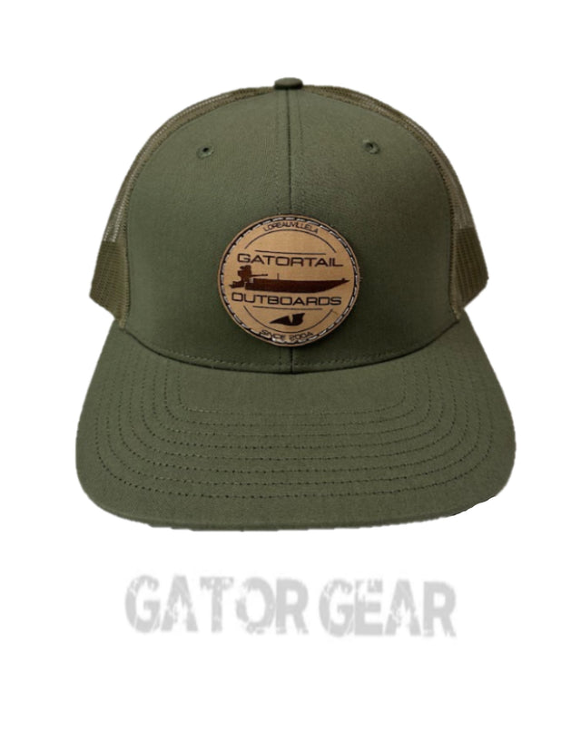 LODEN/LODEN Leather Boat Patch Gatortail