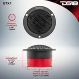 DS18 GTX1 | 1" 250W RMS Neodymium Super Bullet Tweeters (Single) DS18
