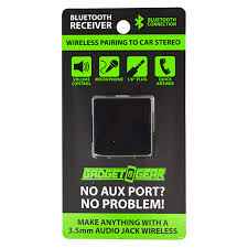 Gadget Gear Bluetooth Receiver Audio Jack Bluetooth Converter BLACK TekShack