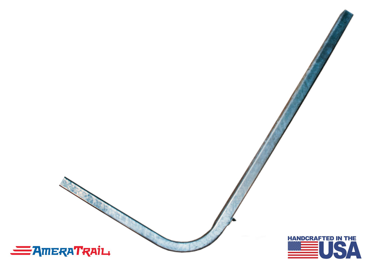 Galvanized 48" Guide Post w/ Pole Catch - Includes Stainless Steel Hardware