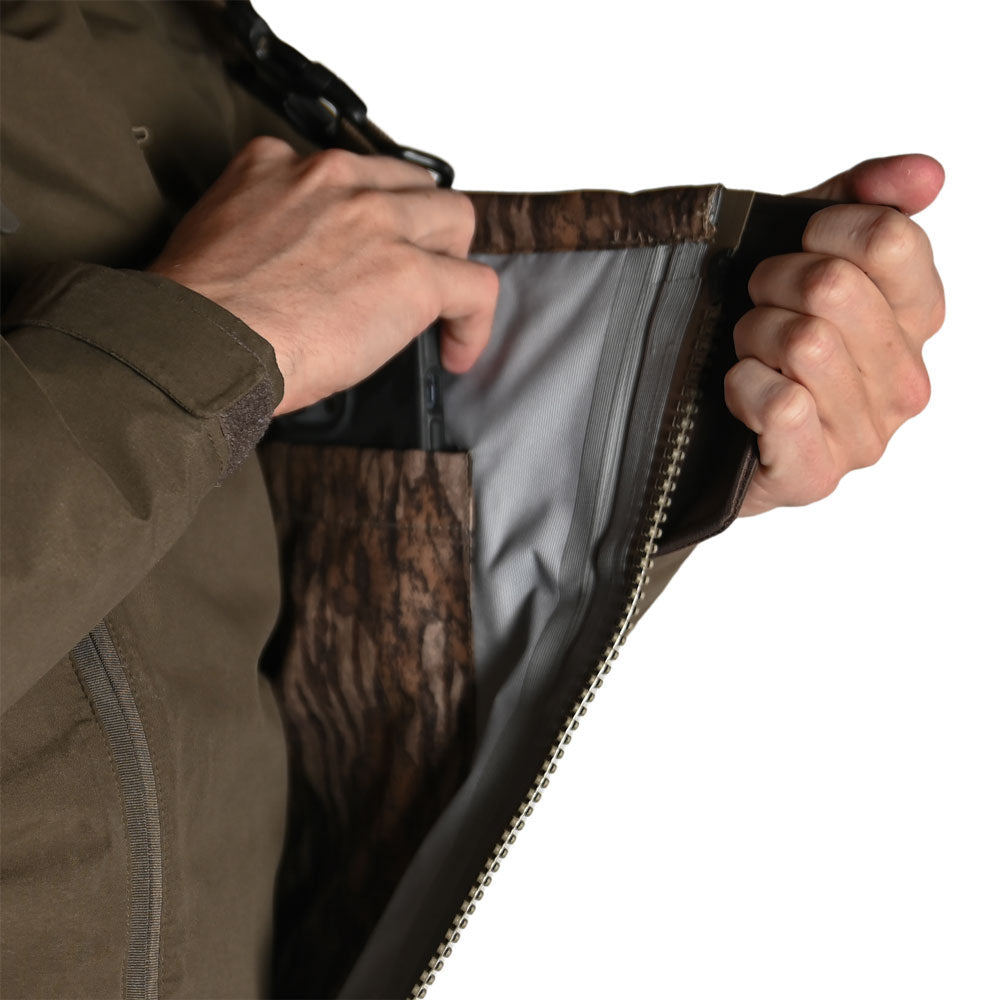 Omega Uninsulated Zip Waders | Mens - Mossy Oak Bottomland