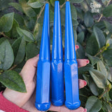 24 Pc 14x1.5 Spike Lug Nuts 6" Tall - Powder Coated - Various Colors