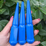 32 Pc 14x1.5 Spike Lug Nuts 4.5" Tall - Powder Coated - Various Colors