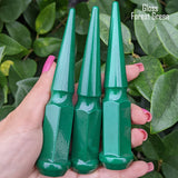 32 Pc 14x1.5 Spike Lug Nuts 4.5" Tall - Powder Coated - Various Colors