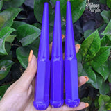 24 Pc 14x1.5 Spike Lug Nuts 6" Tall - Powder Coated - Various Colors