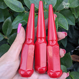 32 Pc 14x1.5 Spike Lug Nuts 4.5" Tall - Powder Coated - Various Colors