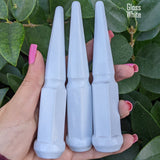 32 Pc 14x1.5 Spike Lug Nuts 4.5" Tall - Powder Coated - Various Colors