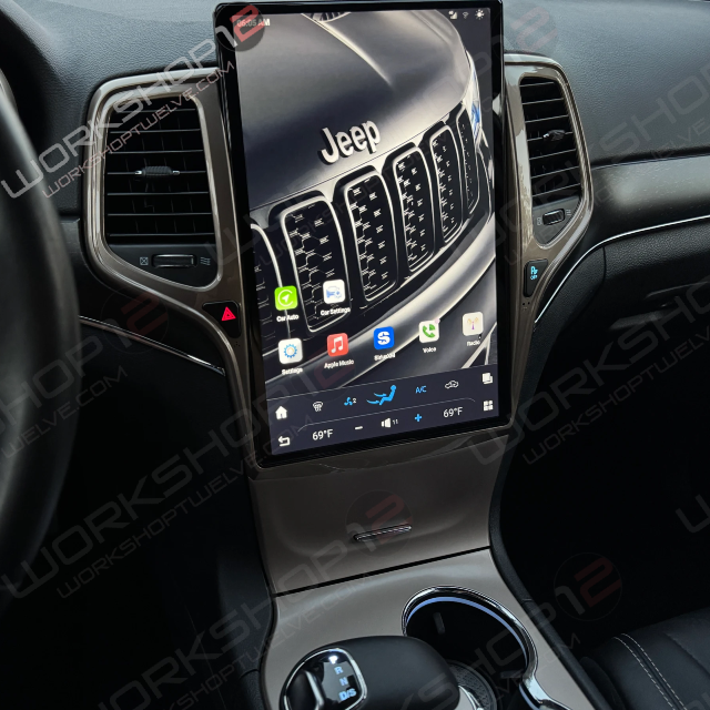 Jeep Grand Cherokee 2011-2021 Workshop 12 Tesla-Style Screen Workshop 12
