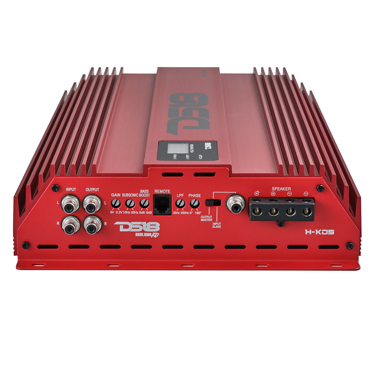 HOOLIGAN KO 1-Channel Amplifier with Voltmeter 5000 Watts Rms @ 1-Ohm Made In Korea