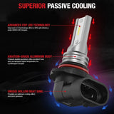 H10 9145 9140 LED Fog Light Bulbs 6000K 1900LM | 2 Bulbs