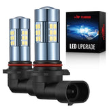 H10/9140/9145 LED Fog Light Bulbs 24W 6000K 4000LM White 2Pcs Flashark
