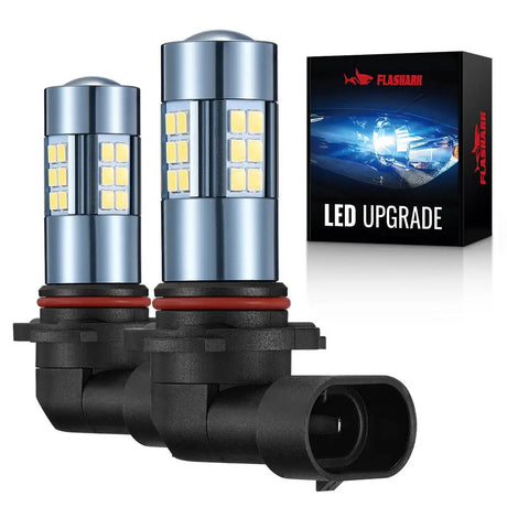 H10/9140/9145 LED Fog Light Bulbs 24W 6000K 4000LM White 2Pcs Flashark
