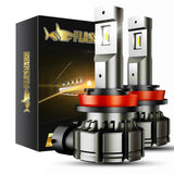H11 H8 H9 LED Fog Light Bulbs 13W 6000LM 6000K | 2 Bulbs