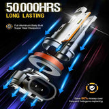 H11 H8 H9 LED Fog Light Bulbs 13W 6000LM 6000K | 2 Bulbs