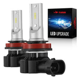 XF1 H11/H8/H16 LED Fog Light Bulbs 40W 6000LM 2Pcs