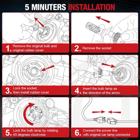 F1 H11/H8/H16 LED Fog Light Bulbs 6000K 4000LM White 2Pcs  for Toyota Camry, Honda Accord, and More Flashark