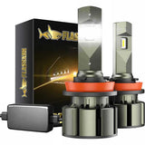 H11 H8 H9 LED Headlight Bulbs 60W 12000LM 6000K | 2 Bulbs for Chevy/Ford/Dodge/Jeep/BMW/Nissan/Toyota/Honda