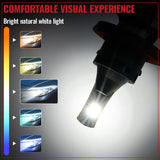 H13/9008 LED Headlight Bulbs 60W 6500K ‎‎18000LM White Dual-function 2Pcs Flashark