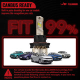 H13/9008 LED Headlight Bulbs 110W 6500K ‎‎28000LM White Dual-function 2Pcs for Chevrolet/Ford/GMC//BMV/Dodge/Honda/Nissan/Jeep Flashark