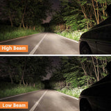 H7 LED Headlight Bulbs 18W 6000LM 6000K | 2 Bulbs Flashark