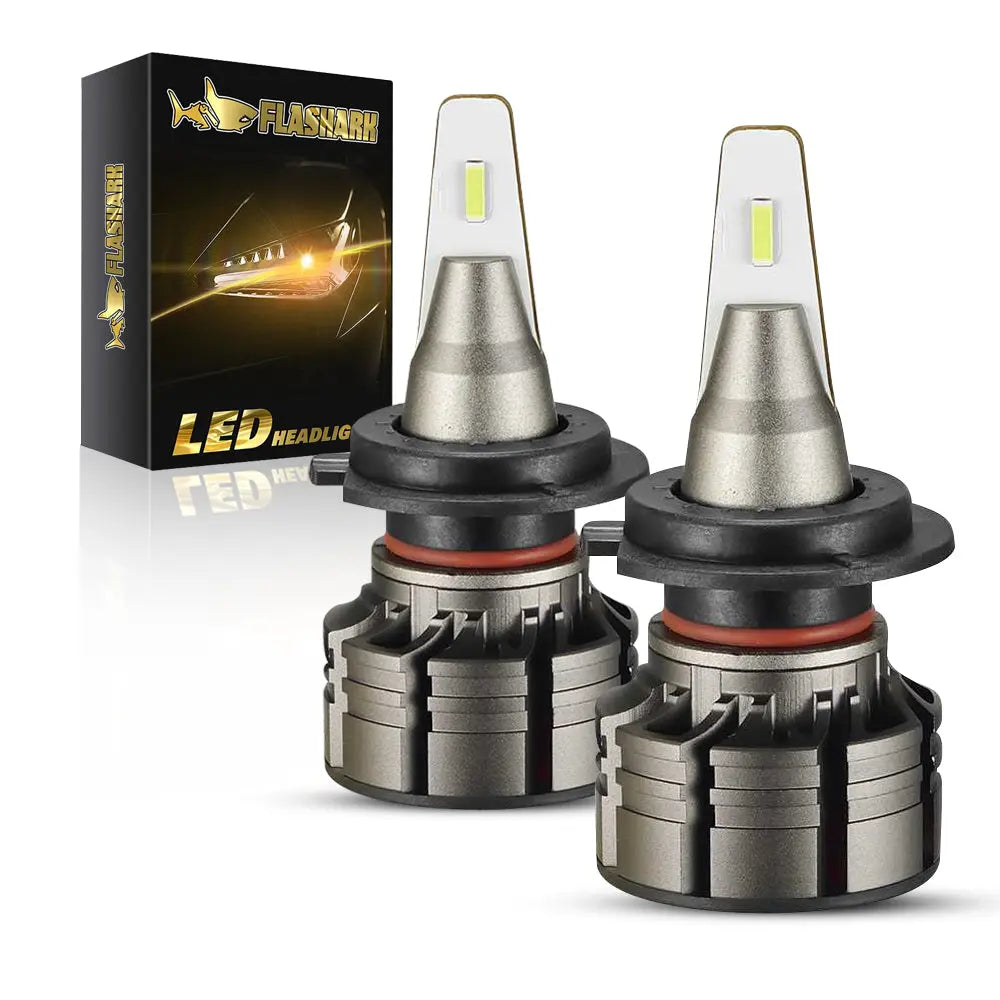 H7 LED Headlight Bulbs 18W 6000LM 6000K | 2 Bulbs