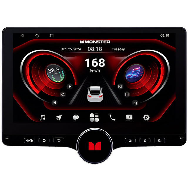 Monster HAD310-S10 10" Single Din Stereo w/ Android 2 Monster Audio
