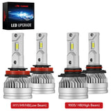H11 9005 150W 6500K 28000LM White IP67 LED Headlight Bulbs 2 Pairs