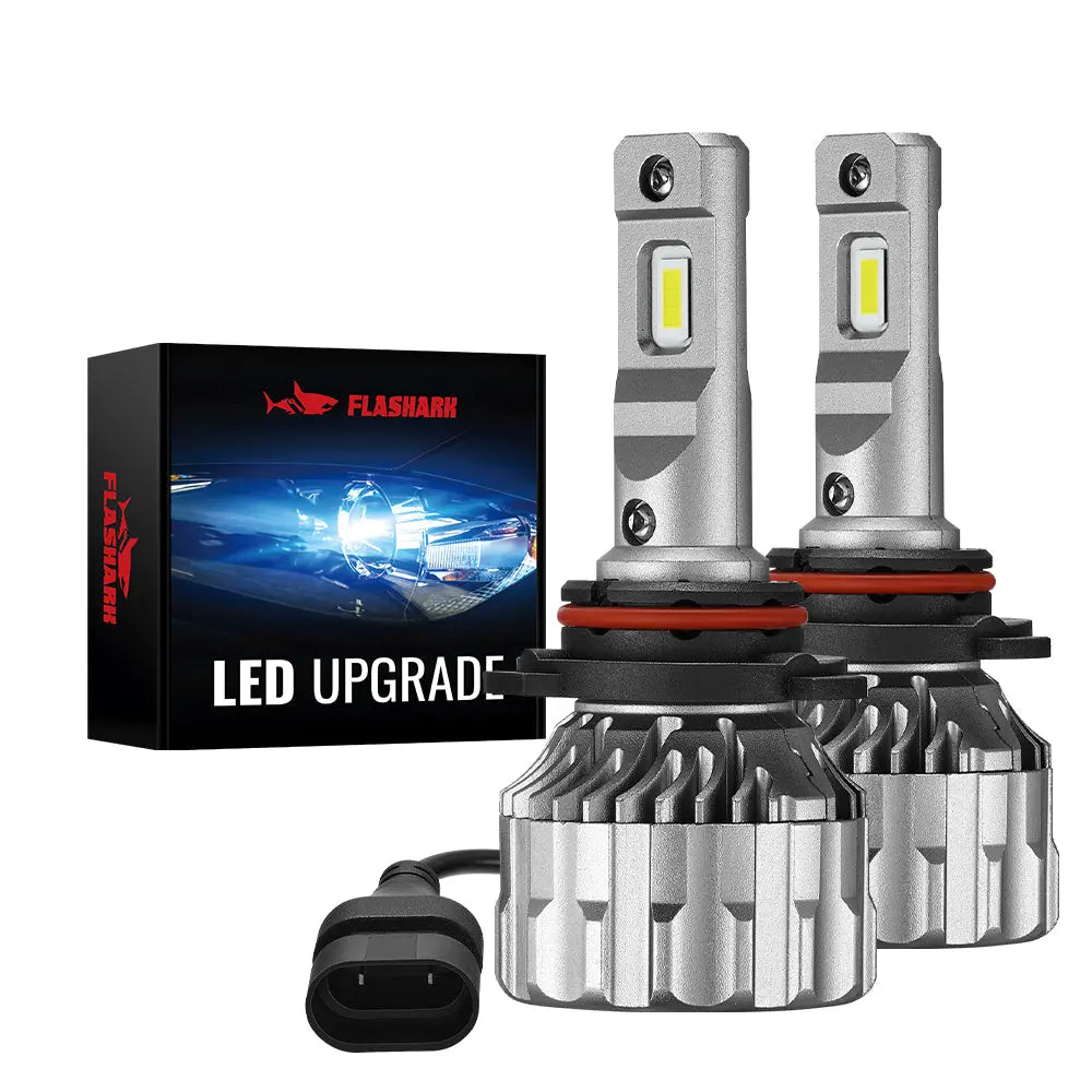 9005/HB3 9006/HB4 120W 6500K 22000LM White IP67 LED Headlight Bulbs 2 Pairs
