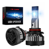 X2 9006/HB4 150W 6500K White IP67 LED Headlight Bulbs 2Pcs Flashark