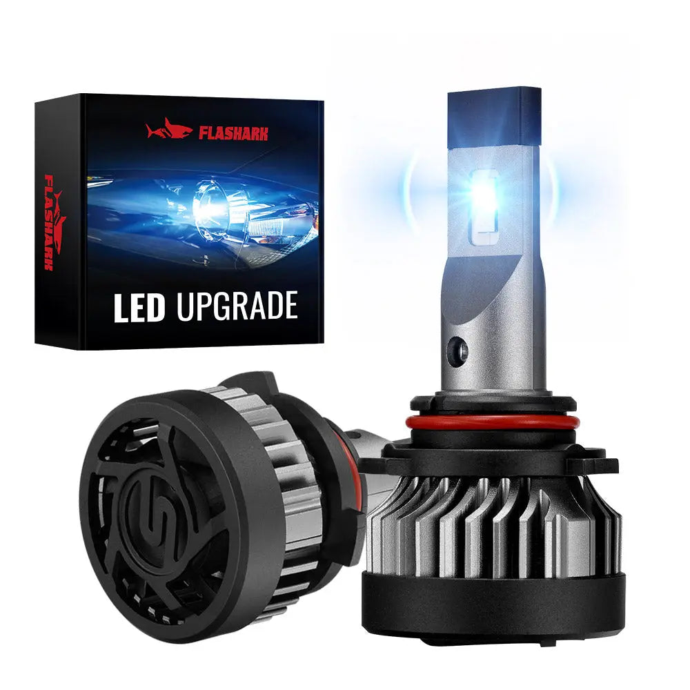 X2 9006/HB4 150W 6500K White IP67 LED Headlight Bulbs 2Pcs