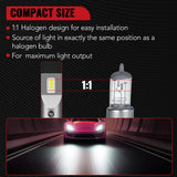 X2 9006/HB4 150W 6500K White IP67 LED Headlight Bulbs 2Pcs