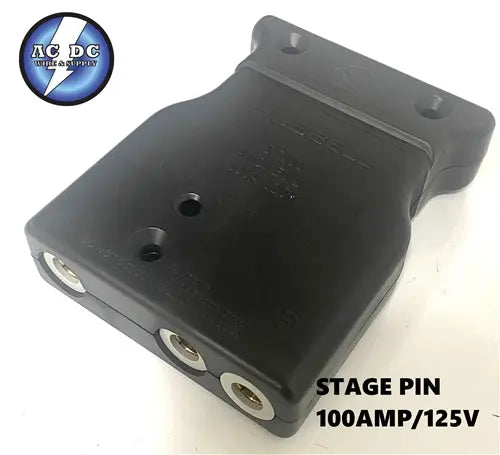 Hubbell Stage Pin Inline FEMale 100A 125V HBL100SPF AC/DC WIRE AND SUPPLY