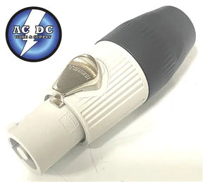 HUBBELL Inline Connector, 25 Amp, Power Out, Gray AC/DC WIRE AND SUPPLY