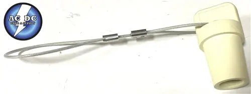 Male Device Cap, For 300/400A 600V AC/DC, Single Conductor Series 16 Cam lock. WHITE AC/DC WIRE AND SUPPLY