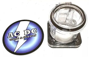 Hubbell HBLNCC Single Pole Connector, Non-Met Cover, CLEAR Camlock series 16 AC/DC WIRE AND SUPPLY