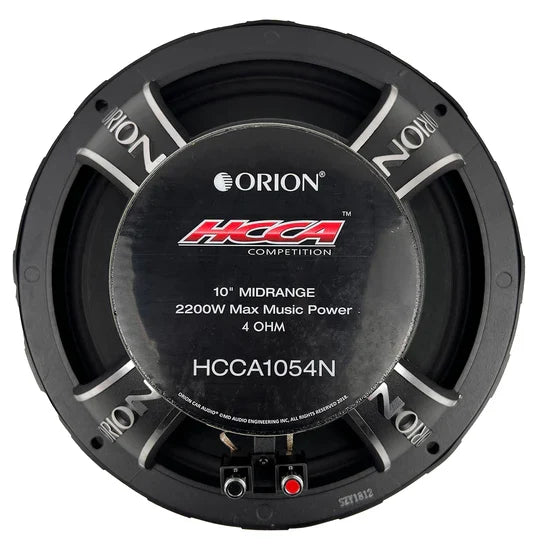 Orion HCCA1054N 10" 550W RMS Neodymium Midrange Speakers (Single) Orion