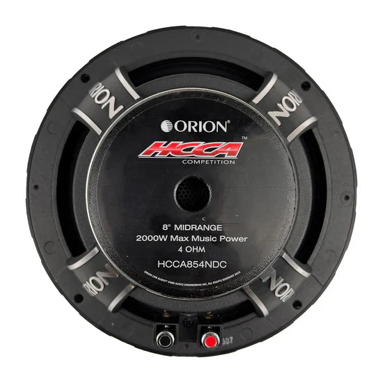 Orion HCCA854NDC 8" 500W RMS Neodymium Midrange Speakers (Pair)