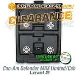 2016-2025 Can-Am Defender MAX Limited/Cab LEVEL 2 Stereo Top (4-Door, HD7-HD10) with Light Bar Can-Am