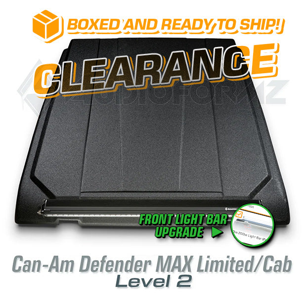 2016-2025 Can-Am Defender MAX Limited/Cab LEVEL 2 Stereo Top (4-Door, HD7-HD10) with Light Bar Can-Am