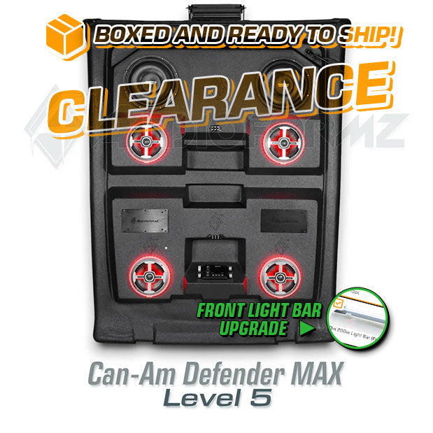 2016+ Can-Am Defender MAX LEVEL 5 Stereo Top (4-Door, HD7-HD10)