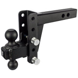 Heavy Duty 4” Drop/Rise Hitch 2" Box Steel Shank
