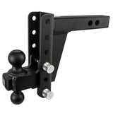 Bulletproof Heavy Duty 6” Drop/Rise Hitch - 2" Box Steel Shank