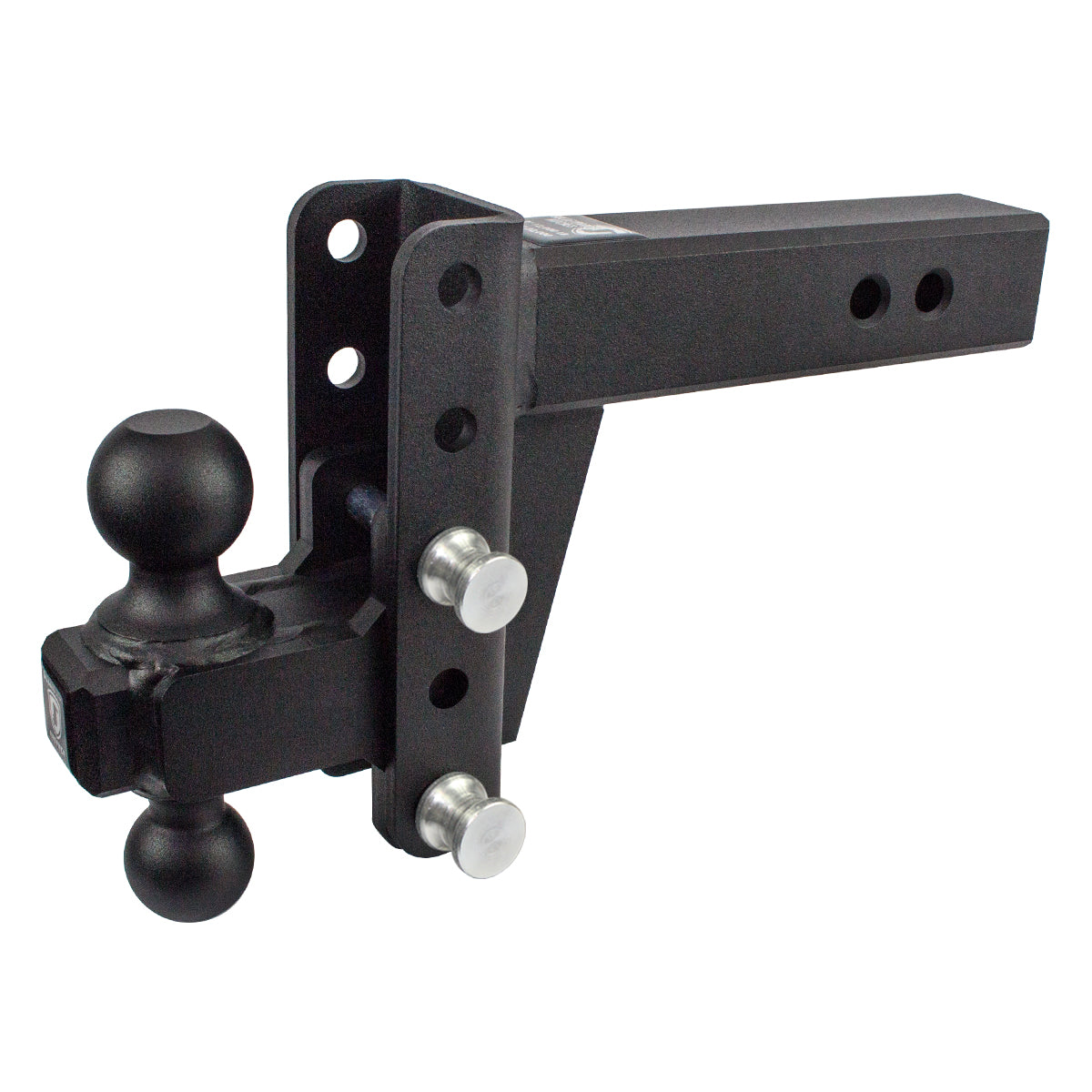 Bulletproof Heavy Duty 4” Drop/Rise Trailer Hitch 2.5" Box Steel Shank
